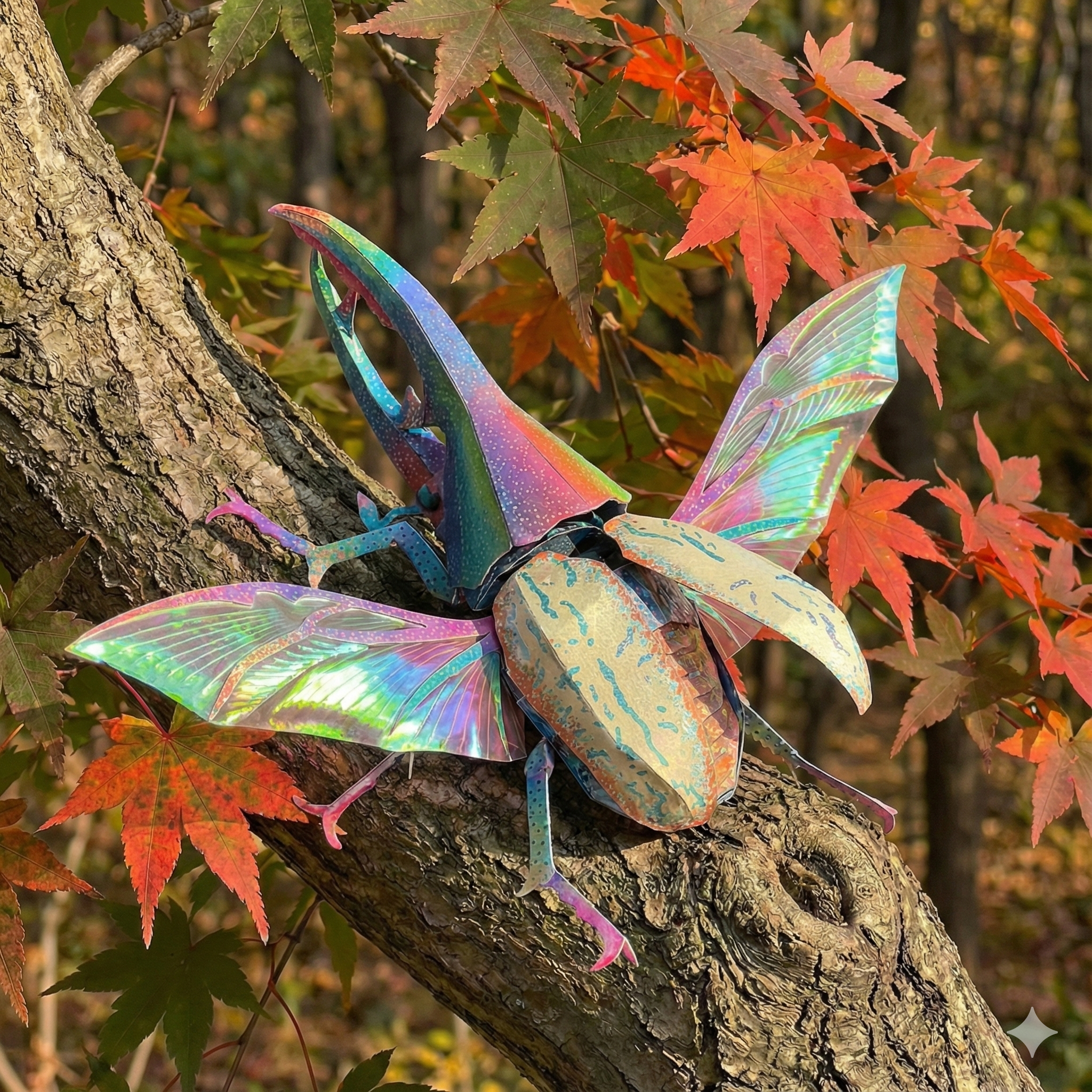 獨角仙立體昆蟲 DIY 手作材料包