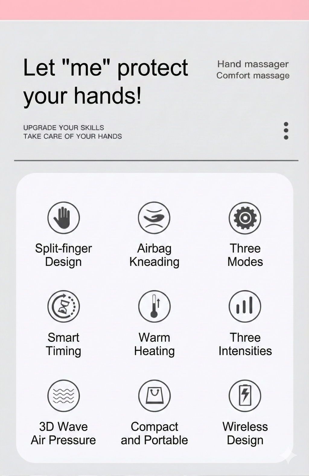 Cabine SPA Chauffante pour la Paume – Appareil de Massage des Mains