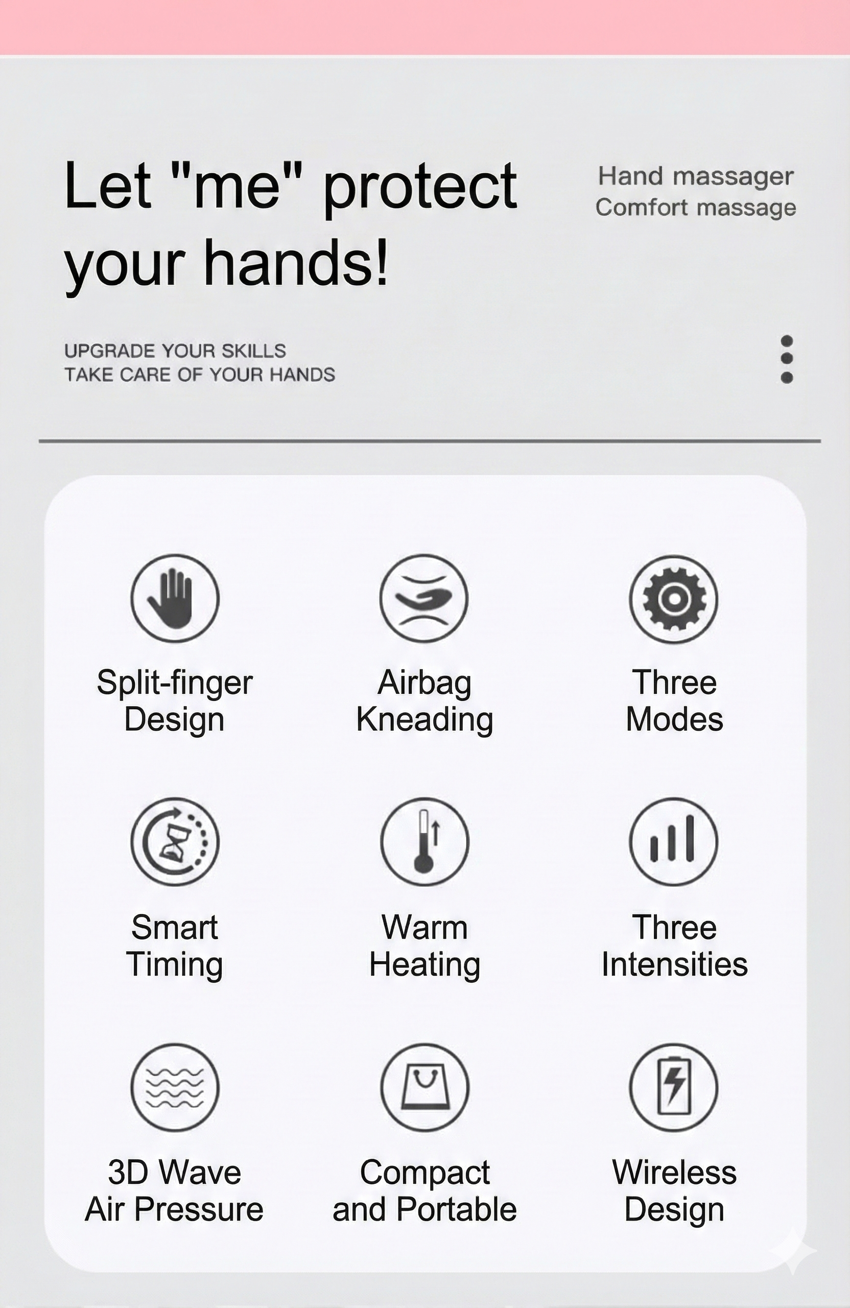 Cabine SPA Chauffante pour la Paume – Appareil de Massage des Mains