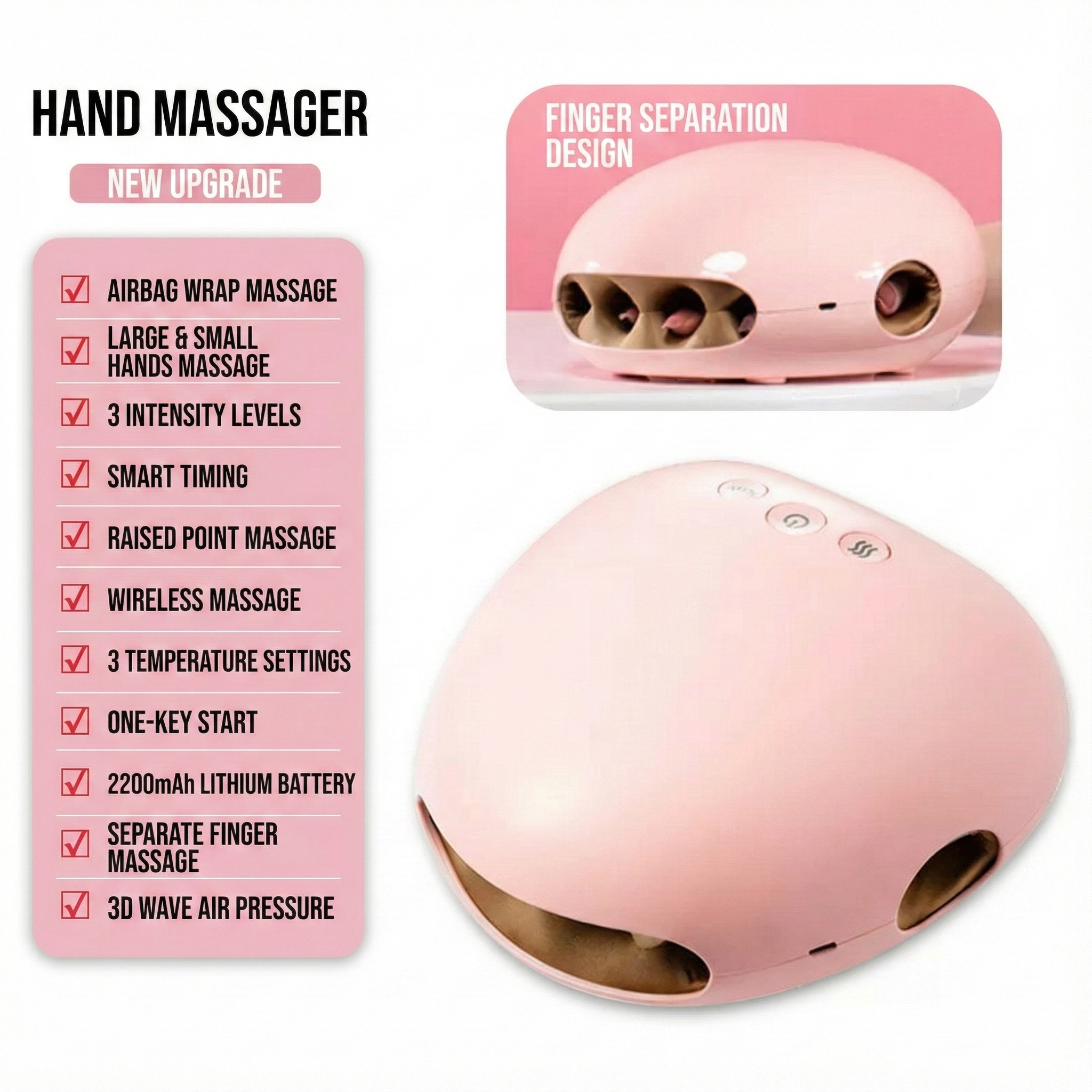 掌心溫感SPA艙-手部按摩器