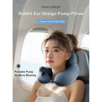 Press-Inflatable U-Shaped Pillow