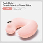 Press-Inflatable U-Shaped Pillow