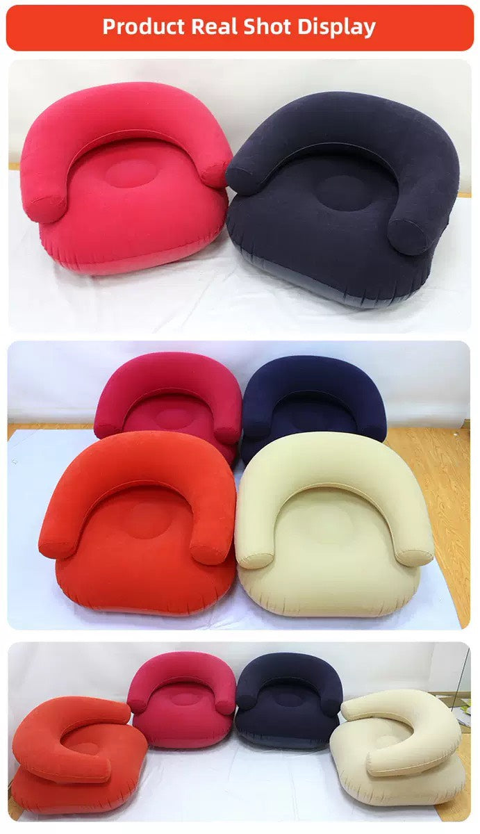 Canapé gonflable paresseux standard en U