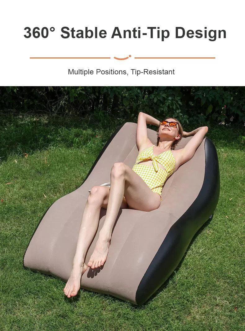 S型曲線充氣沙發