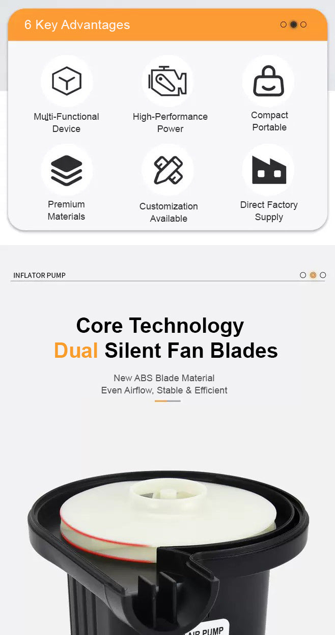 家車兩用電動充氣泵