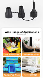 家車兩用電動充氣泵