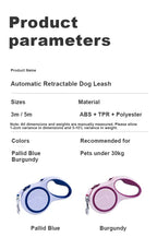 Laisse automatique rétractable pour chien