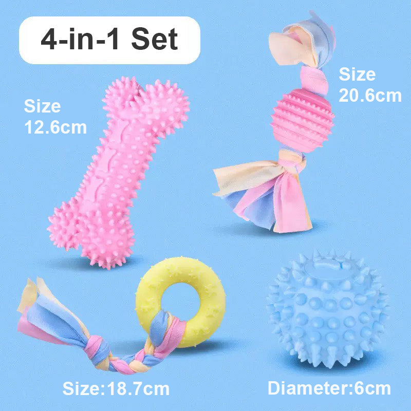 狗狗馬卡龍磨牙玩具組合