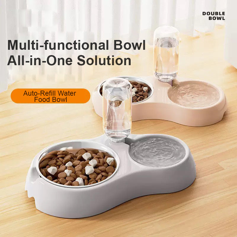 寵物飼料飲水二合一碗