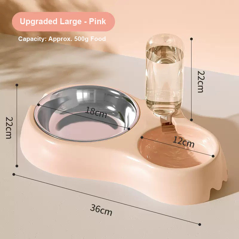 寵物飼料飲水二合一碗
