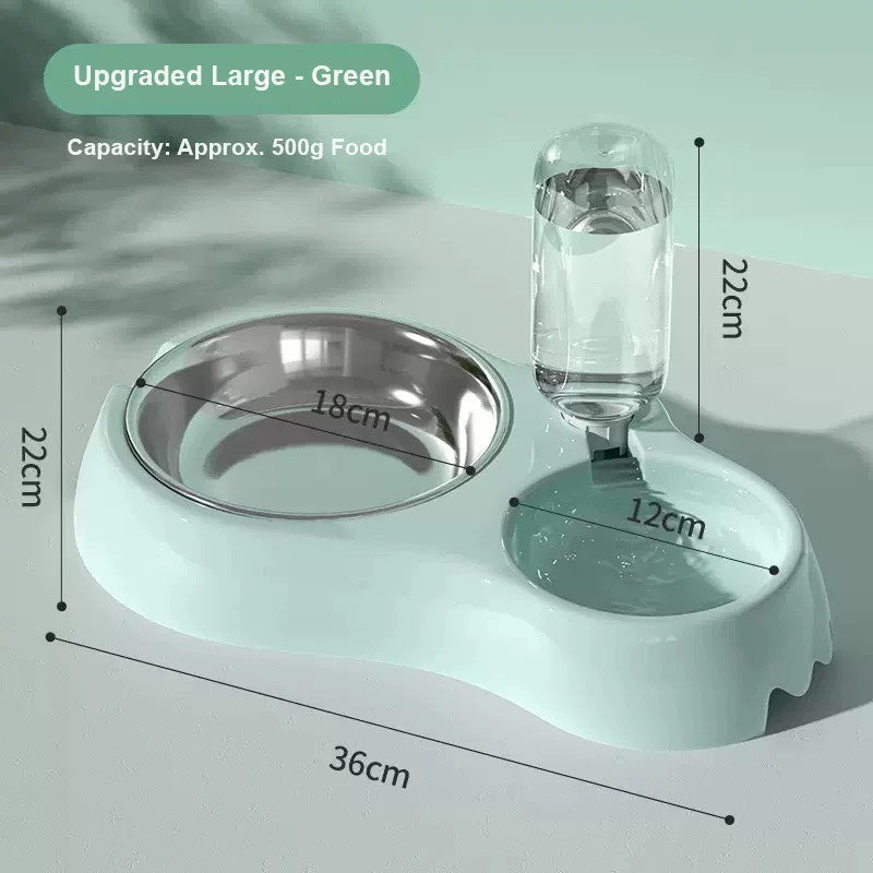 寵物飼料飲水二合一碗