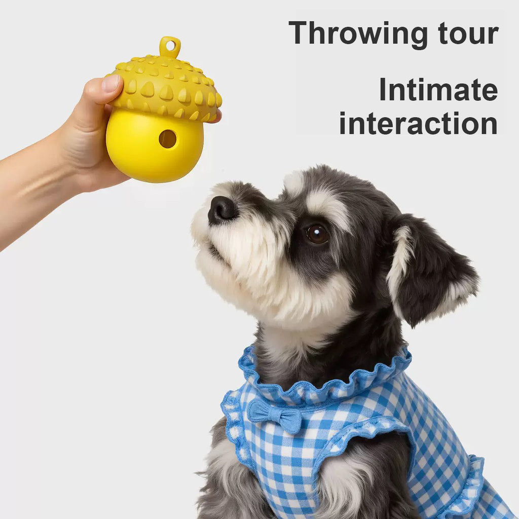 寵物松果造型漏食器