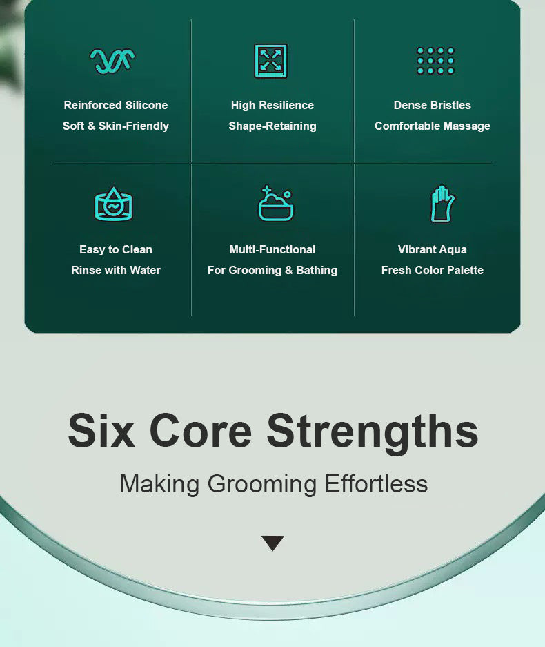 寵物洗澡按摩手套