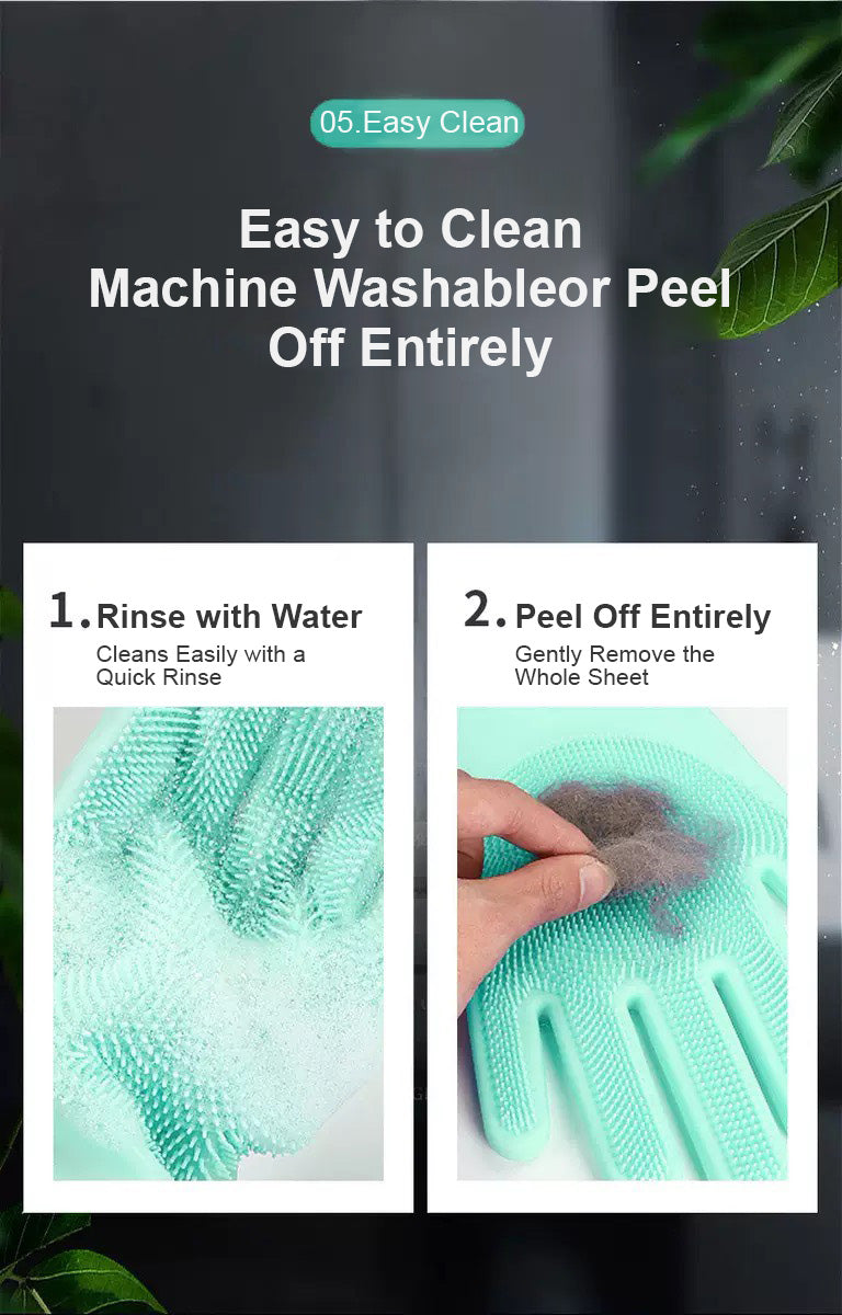 寵物洗澡按摩手套