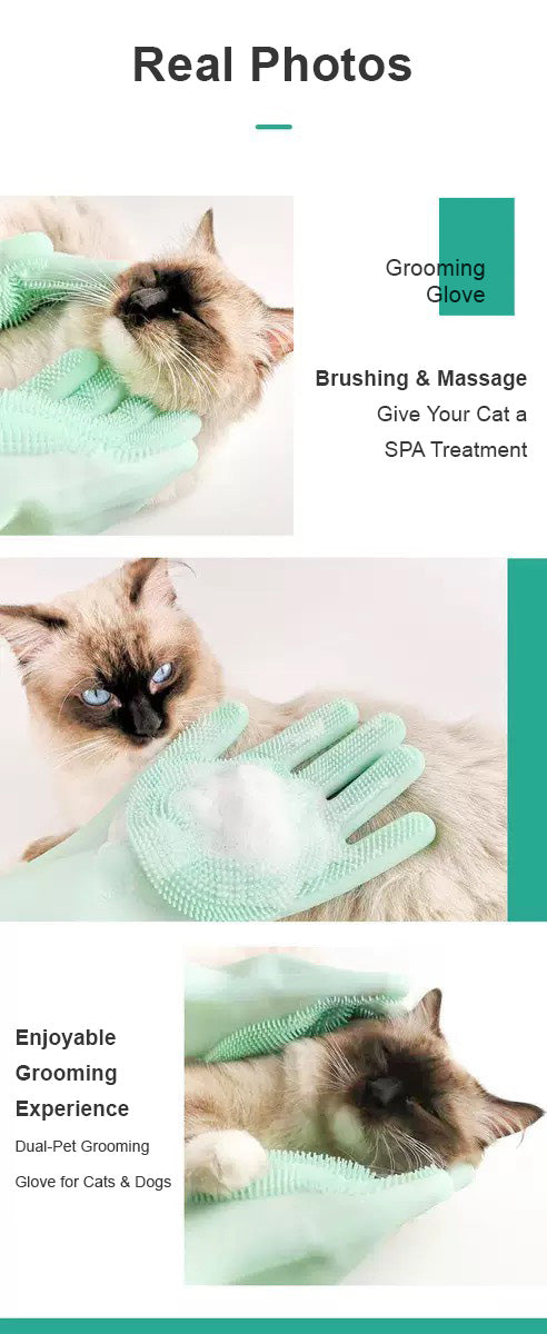 寵物洗澡按摩手套