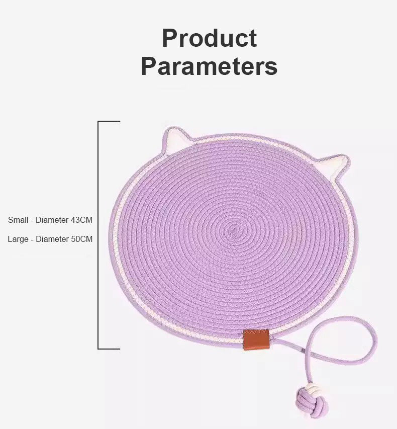 貓咪棉繩抓墊