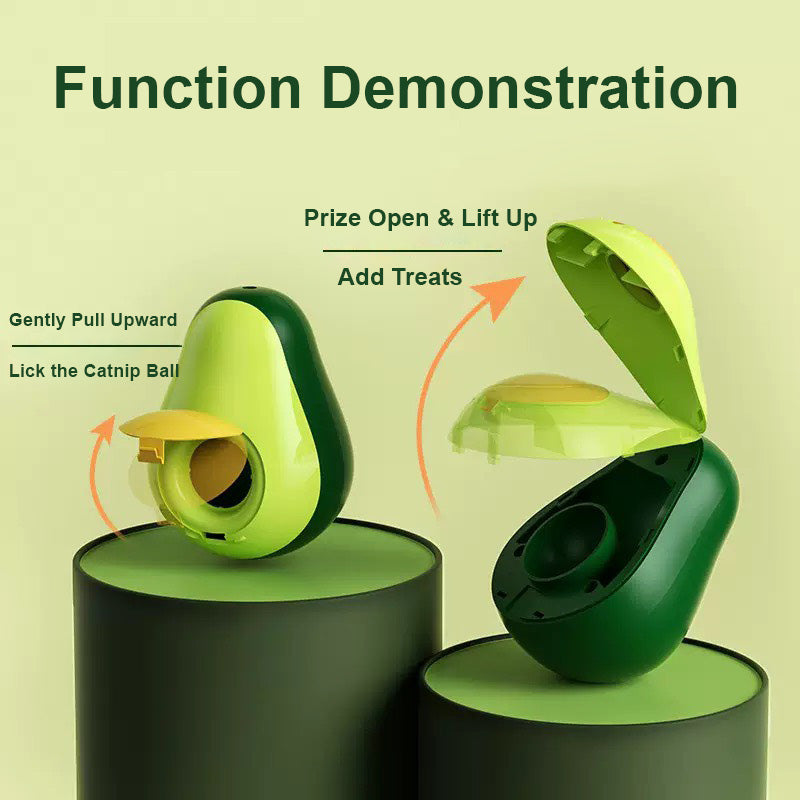 貓咪酪梨造型益智玩具