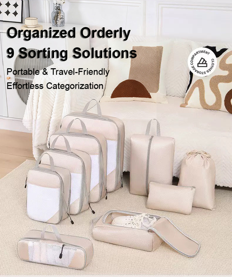 Set di sacche da viaggio per organizzazione bagagli