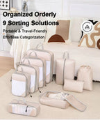 Set di sacche da viaggio per organizzazione bagagli