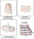 Set di sacche da viaggio per organizzazione bagagli