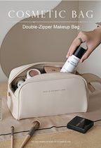 Beauty case a doppia cerniera