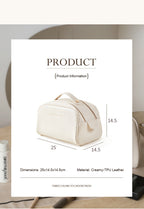 Beauty case a doppia cerniera