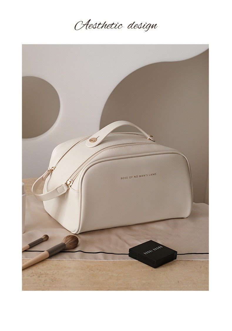 Beauty case a doppia cerniera