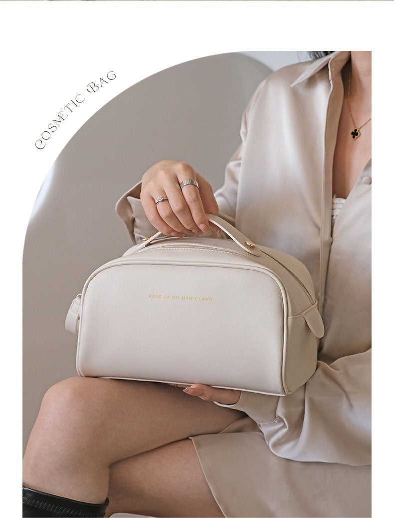 Beauty case a doppia cerniera