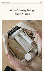 Beauty case a doppia cerniera