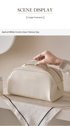 Beauty case a doppia cerniera