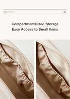 Beauty case a doppia cerniera