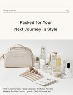 Beauty case a doppia cerniera