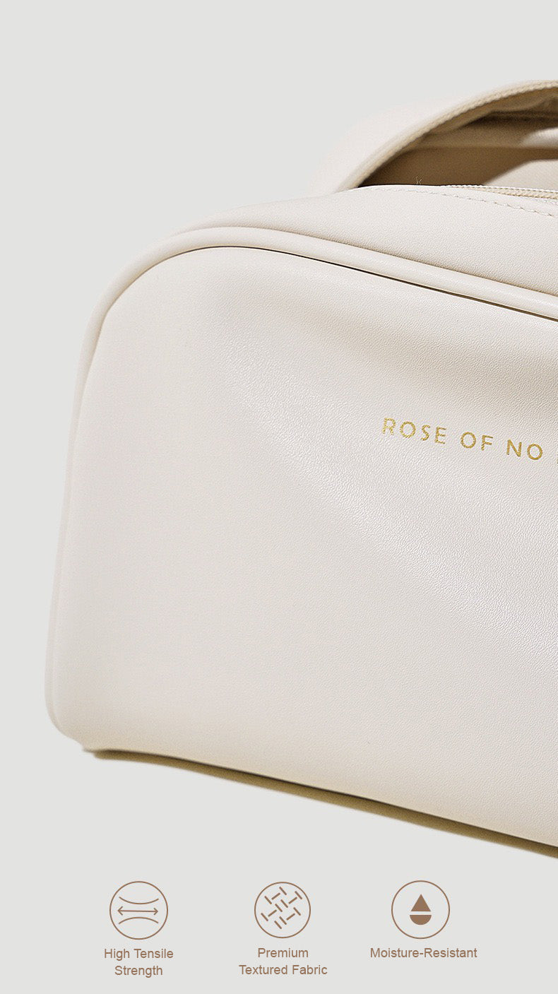 Beauty case a doppia cerniera