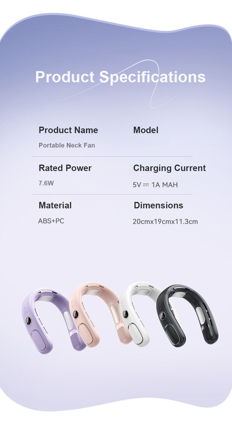 便攜式掛脖風扇