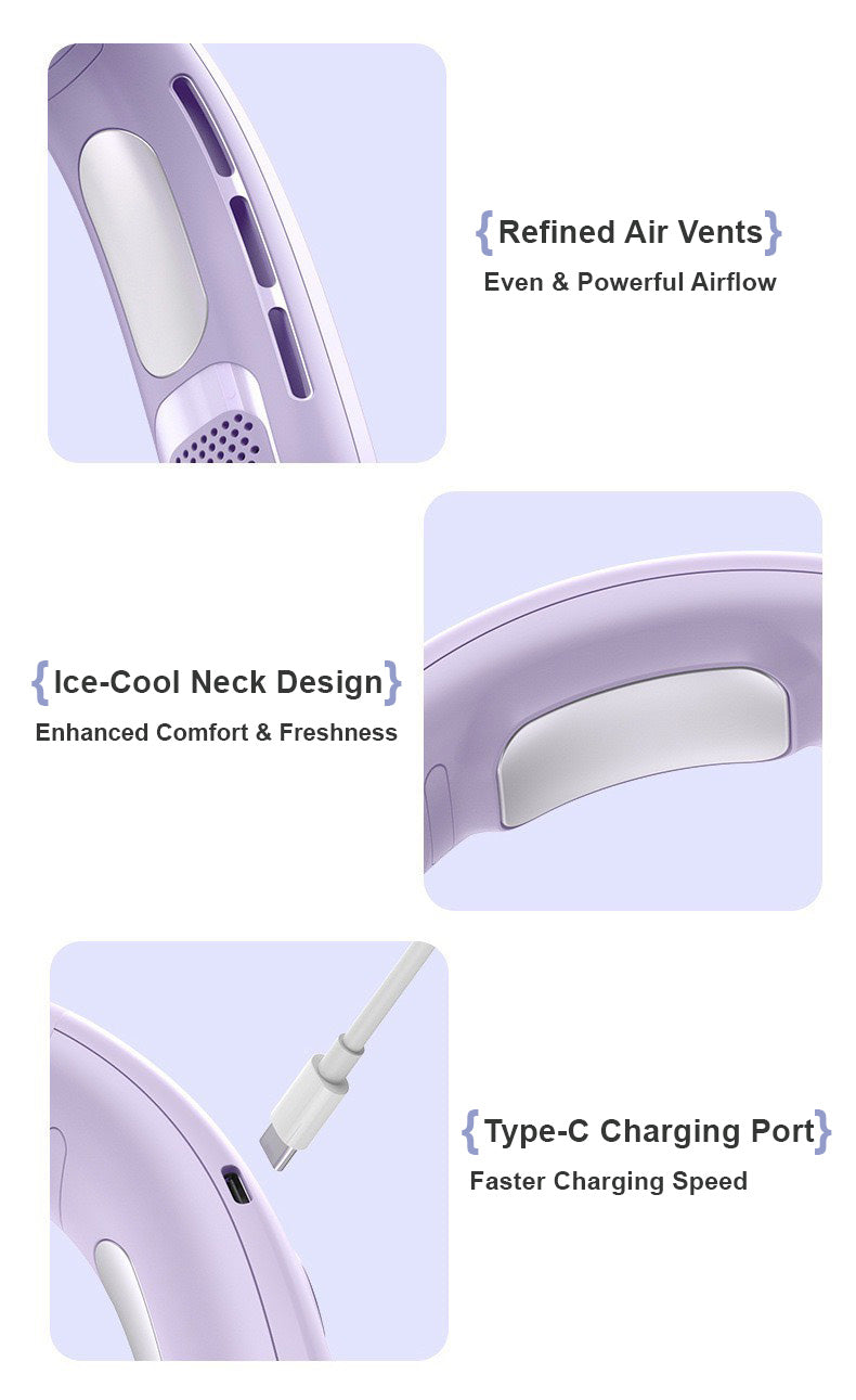 便攜式掛脖風扇