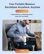 Mini Pistola de Masaje Inteligente