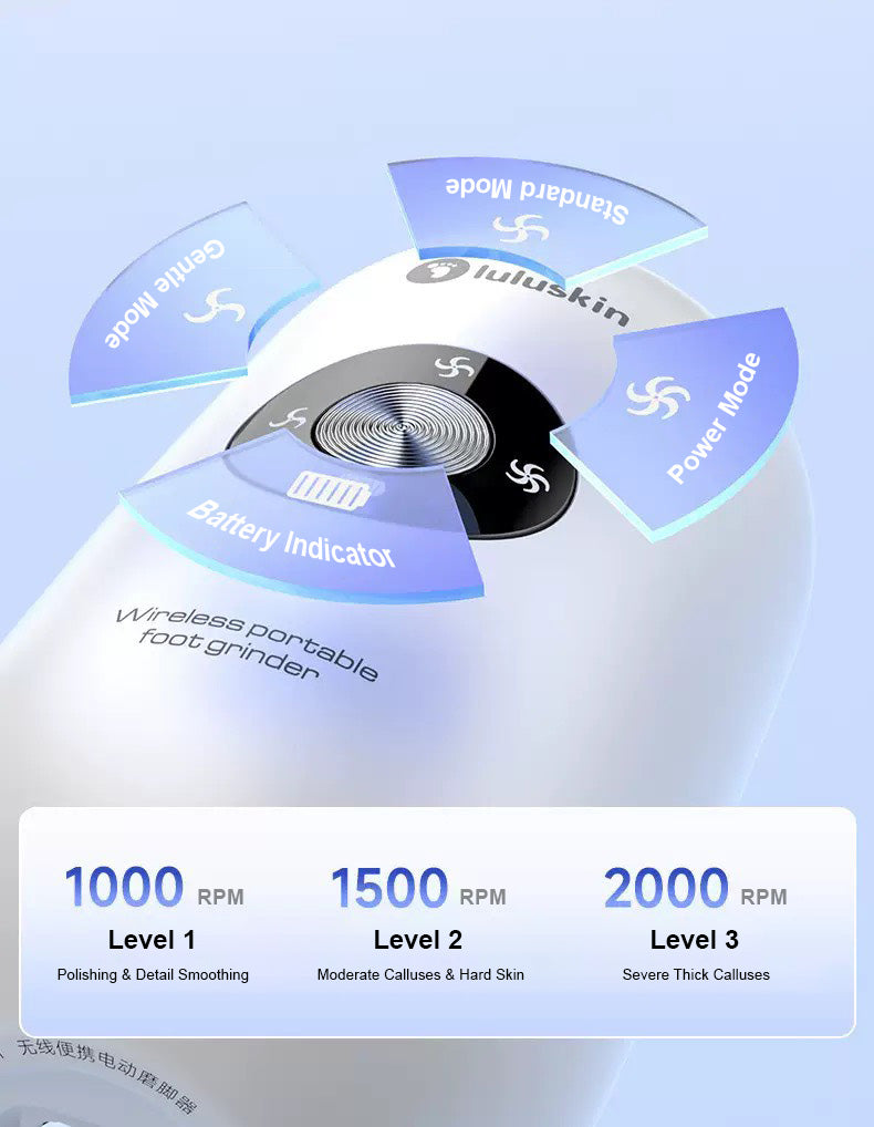 AI 智能無線電動磨腳器