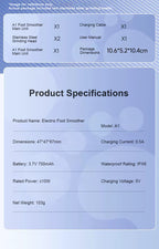 AI 智能無線電動磨腳器