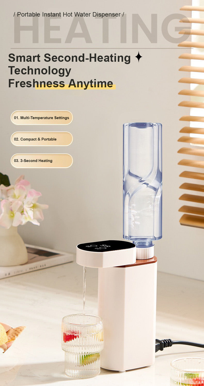 Mini Dispensador Portátil de Agua Caliente Instantánea