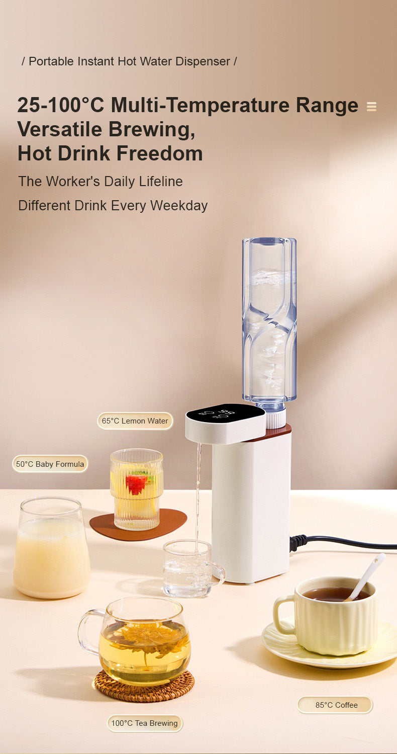 Mini Dispensador Portátil de Agua Caliente Instantánea