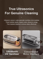 便攜式超聲UV燈波清洗機