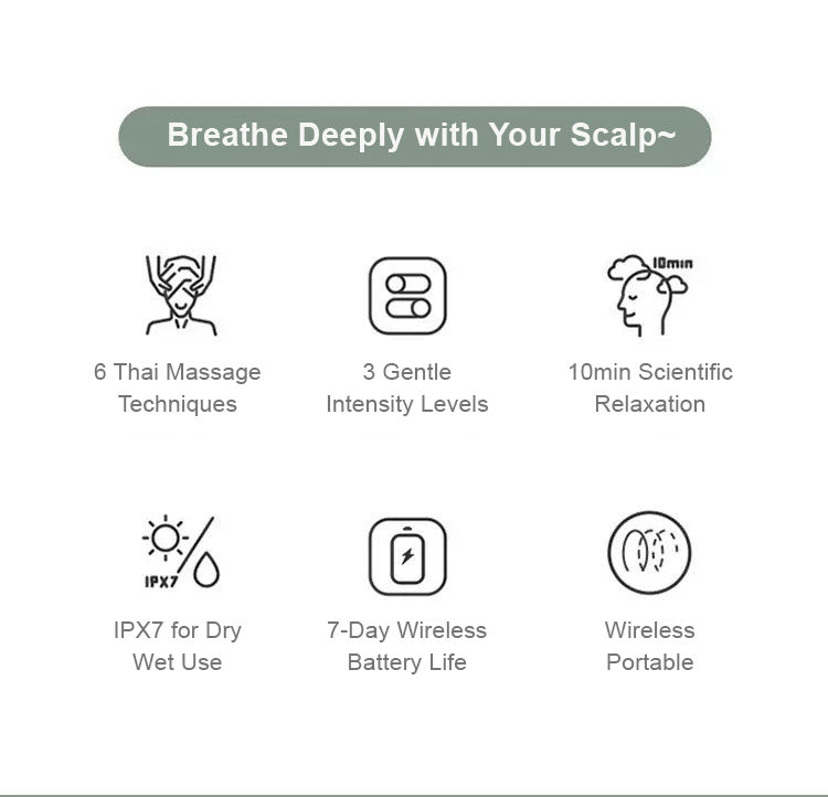 智能頭部按摩儀