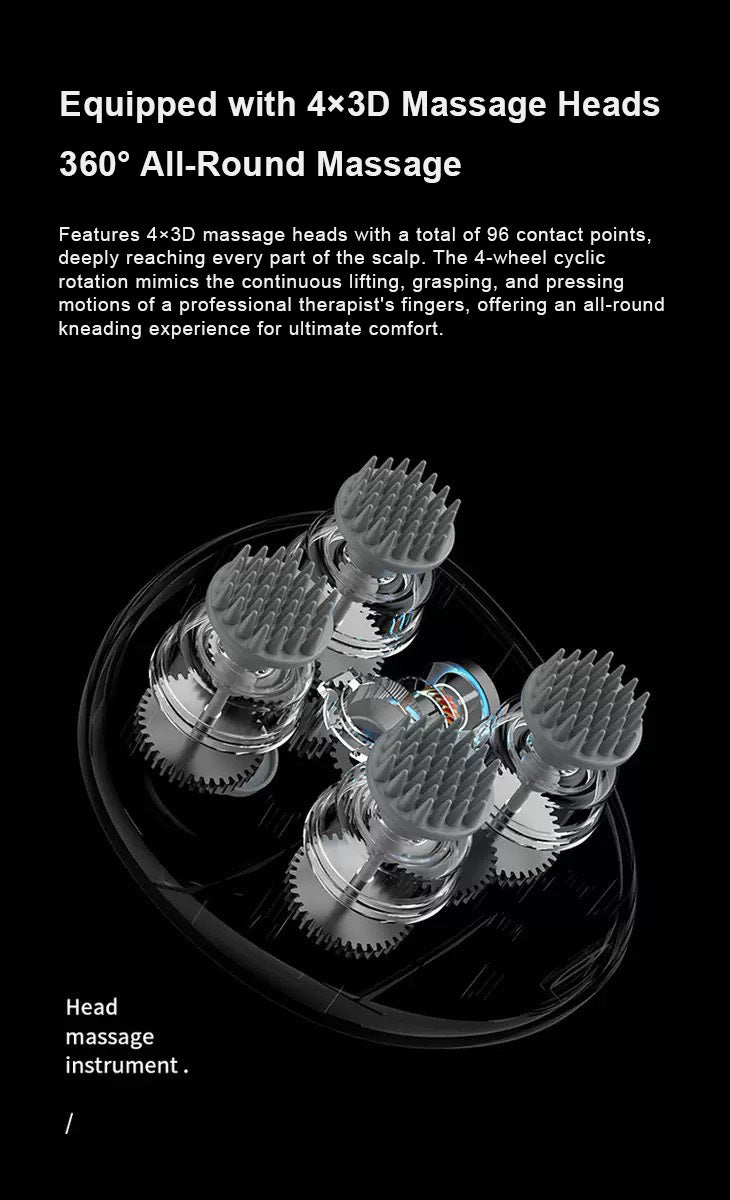 Casque de Massage Intelligent pour la Tête