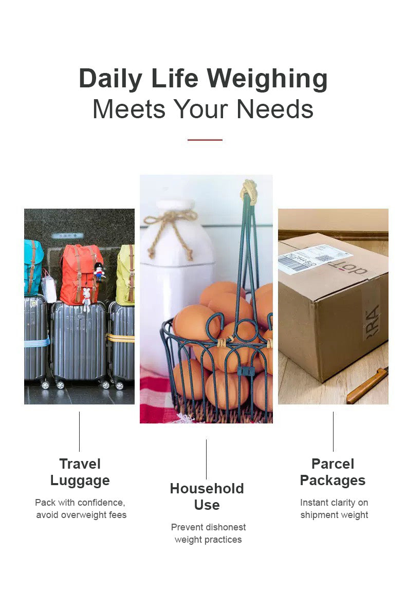 高精度便攜式行李秤（織帶款）
