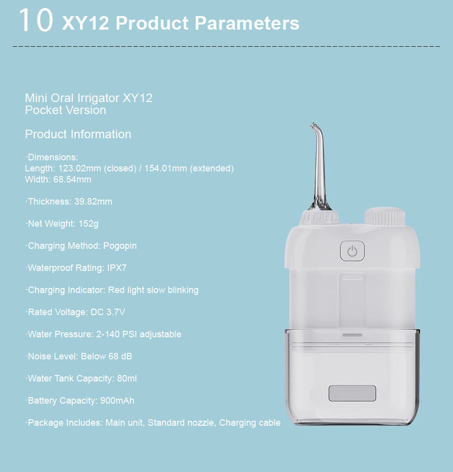 Irrigador Bucal de Bolsillo Mini