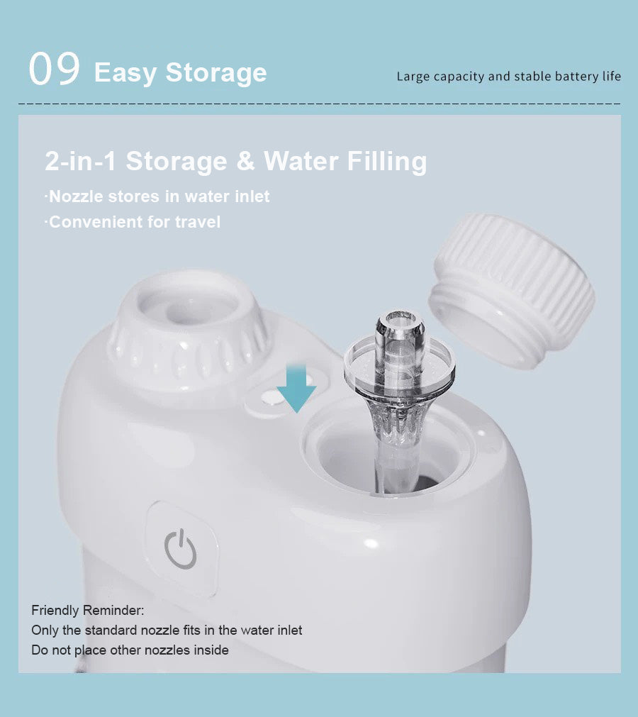 Irrigador Bucal de Bolsillo Mini