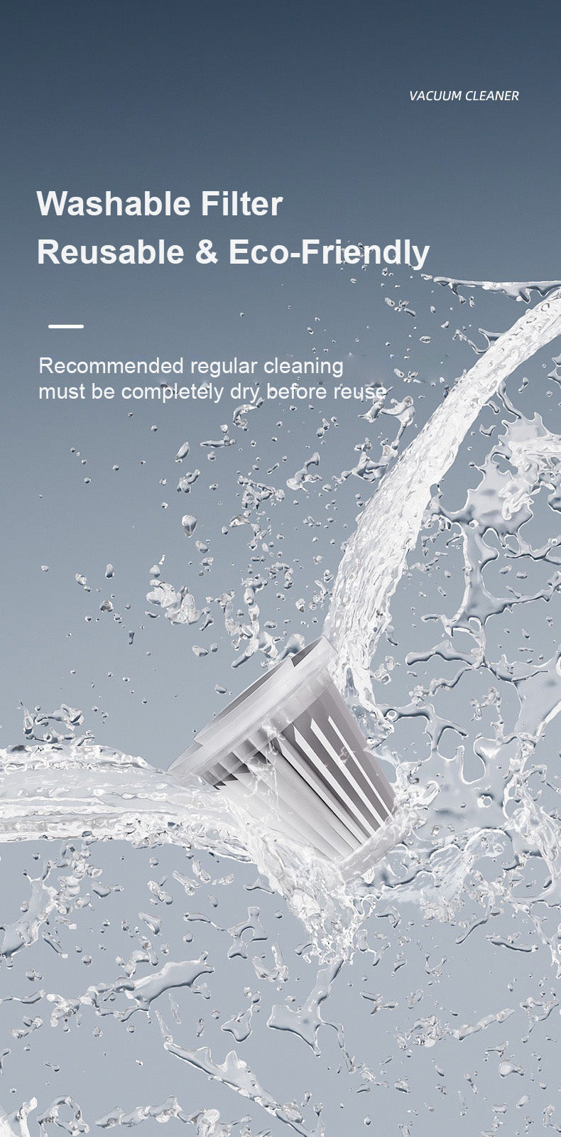 多功能便攜無線吸塵器