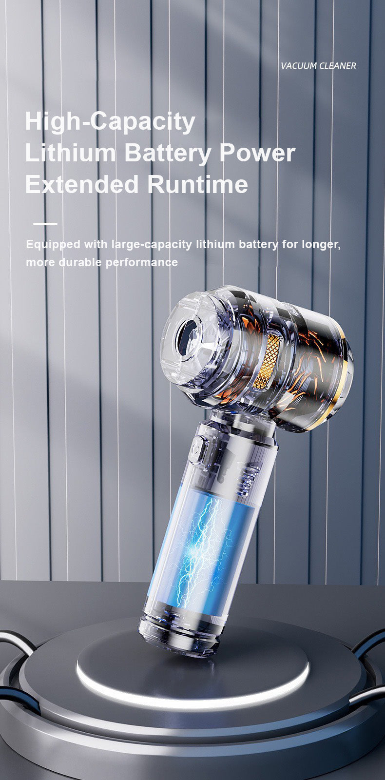 多功能便攜無線吸塵器