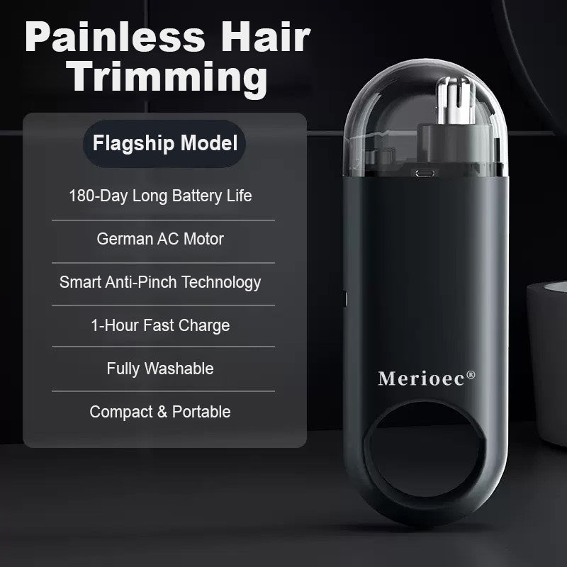 Recortador Eléctrico Indoloro de Vello Nasal