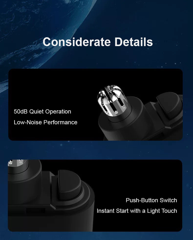 Recortador Eléctrico Indoloro de Vello Nasal